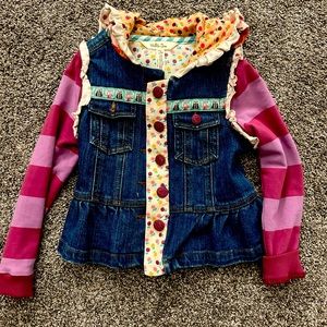 Matilda Jane Girls Jacket size 4. Smoke free pet free